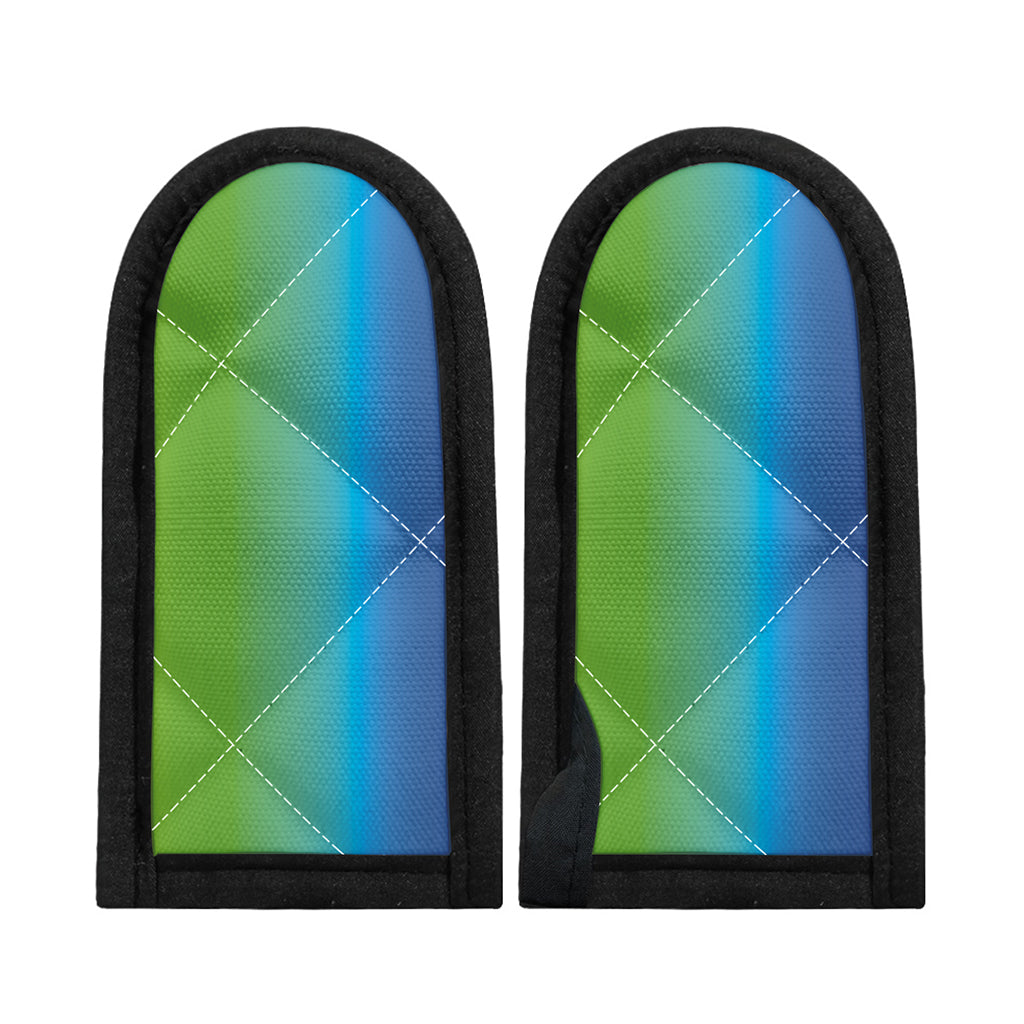 Rainbow Gradient Print Skillet Handle Cover