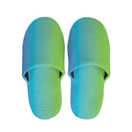 Rainbow Gradient Print Slippers