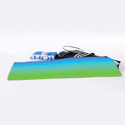 Rainbow Gradient Print Sports Towel