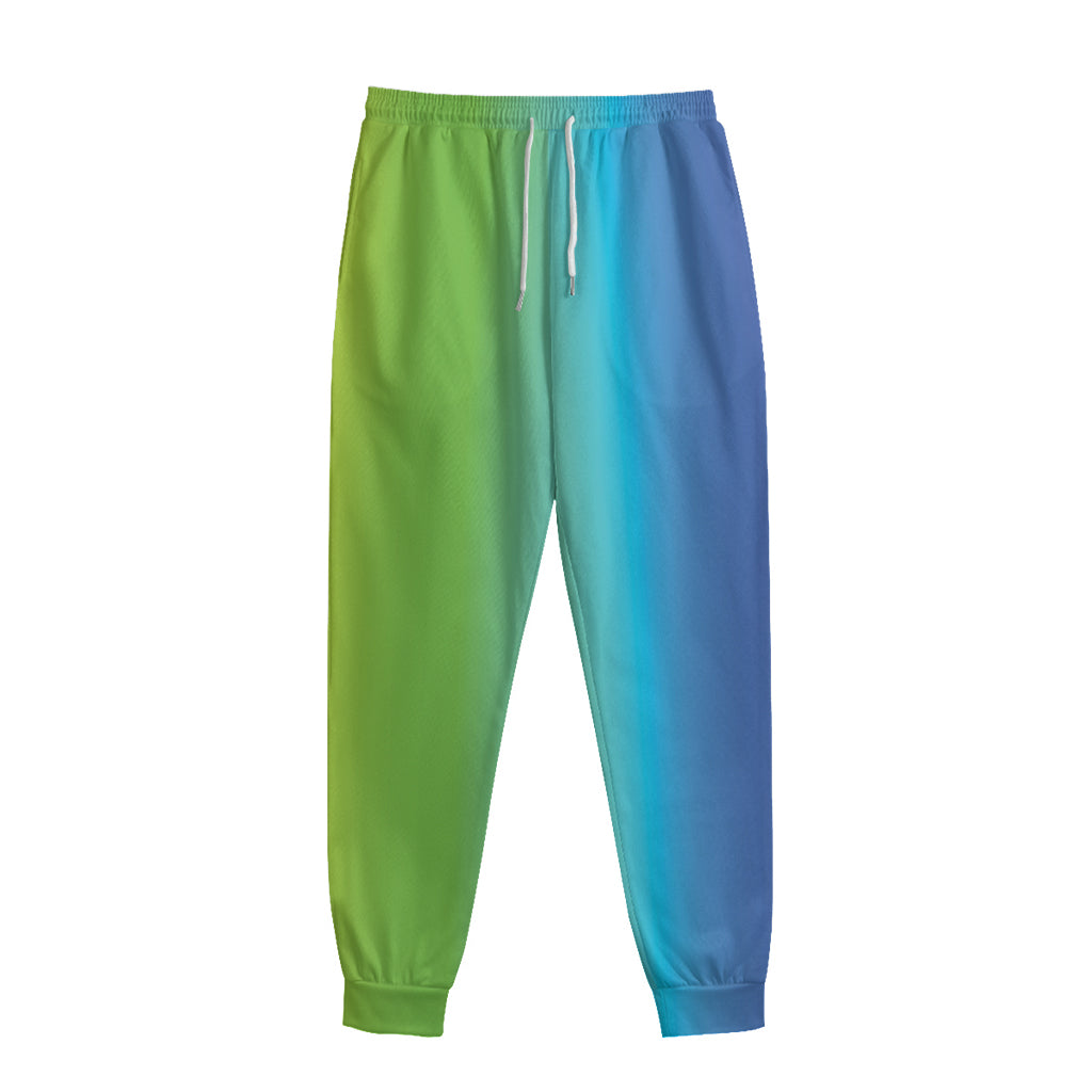 Rainbow Gradient Print Sweatpants