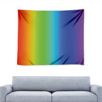 Rainbow Gradient Print Tapestry