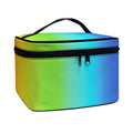 Rainbow Gradient Print Travel Makeup Bag