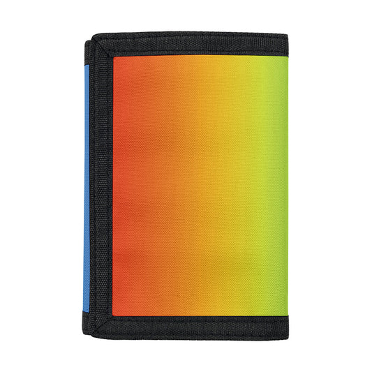 Rainbow Gradient Print Trifold Wallet