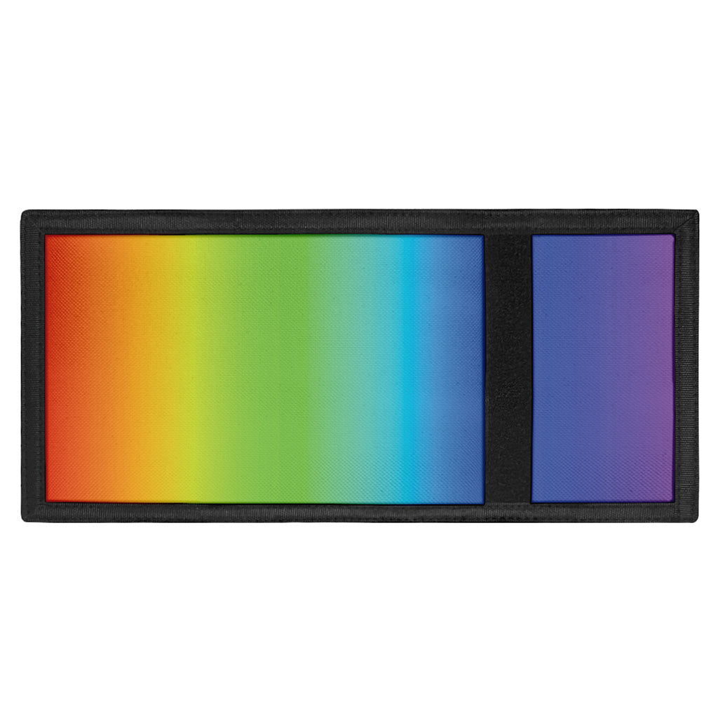 Rainbow Gradient Print Trifold Wallet