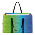 Rainbow Gradient Print Utility Tote Bag