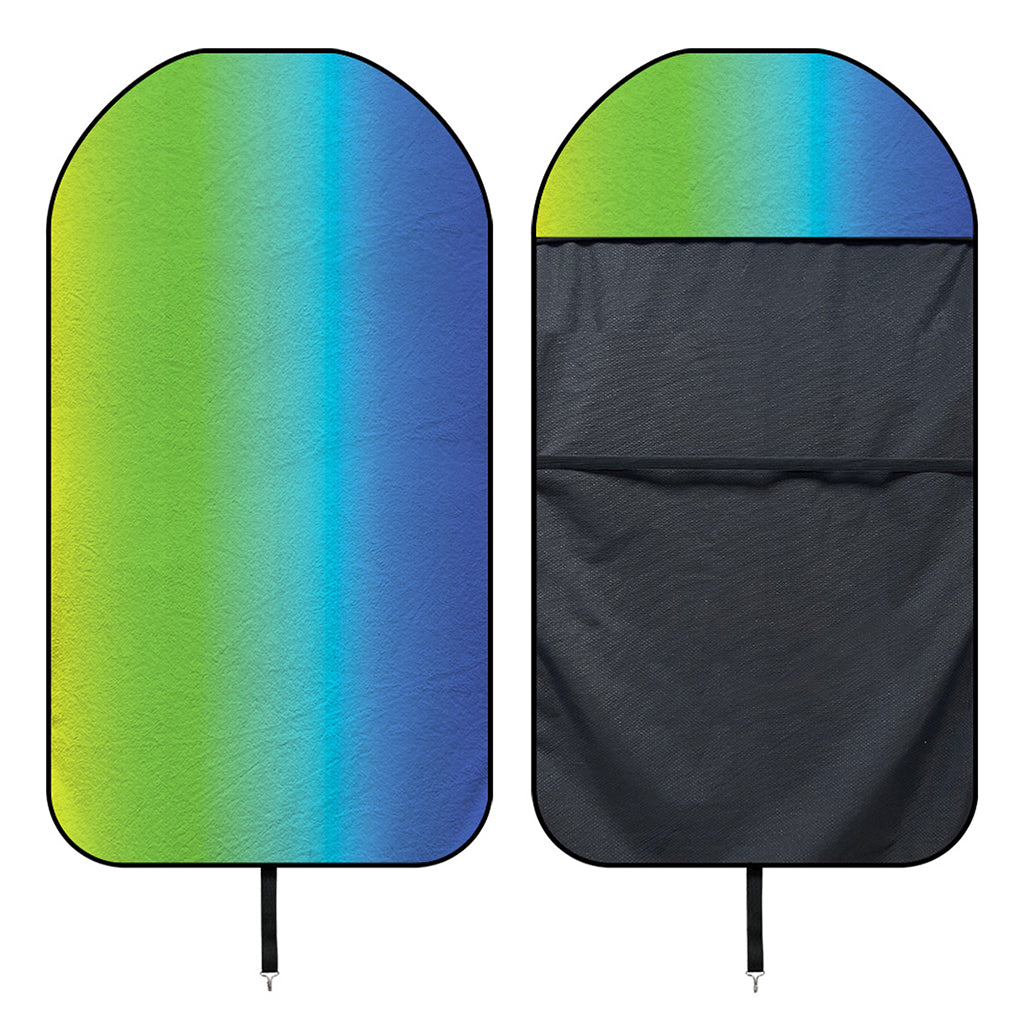 Rainbow Gradient Print Waterproof Car Seat Cover