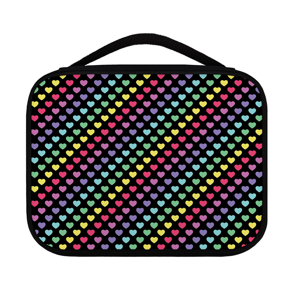 Rainbow Heart Pattern Print Classic Bible Case