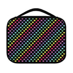 Rainbow Heart Pattern Print Classic Bible Case