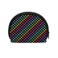 Rainbow Heart Pattern Print Coin Purse