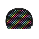 Rainbow Heart Pattern Print Coin Purse