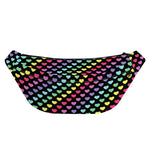 Rainbow Heart Pattern Print Fanny Pack