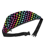 Rainbow Heart Pattern Print Fanny Pack