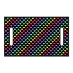 Rainbow Heart Pattern Print Golf Cart Seat Cover