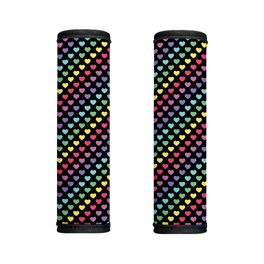 Rainbow Heart Pattern Print Handle Covers