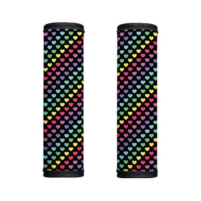 Rainbow Heart Pattern Print Handle Covers
