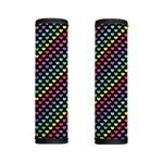Rainbow Heart Pattern Print Handle Covers