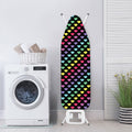 Rainbow Heart Pattern Print Ironing Board Cover