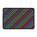 Rainbow Heart Pattern Print Kitchen Mat
