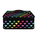 Rainbow Heart Pattern Print Small Lunch Bag