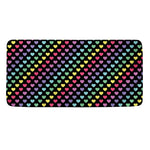 Rainbow Heart Pattern Print Towel