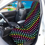 Rainbow Heart Pattern Print Waterproof Car Seat Cover