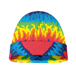 Rainbow Heart Tie Dye Print Beanie