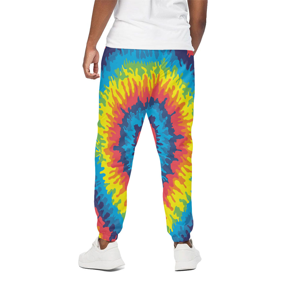 Rainbow Heart Tie Dye Print Cotton Pants