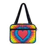 Rainbow Heart Tie Dye Print Double Strap Bible Bag