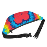 Rainbow Heart Tie Dye Print Fanny Pack