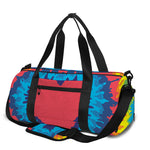 Rainbow Heart Tie Dye Print Gym Bag