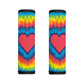 Rainbow Heart Tie Dye Print Handle Covers