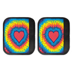 Rainbow Heart Tie Dye Print Handle Covers