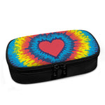 Rainbow Heart Tie Dye Print Insulin Cooler Travel Case