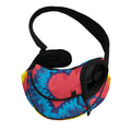 Rainbow Heart Tie Dye Print Pet Sling Carrier