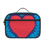 Rainbow Heart Tie Dye Print Portable Lunch Bag