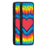 Rainbow Heart Tie Dye Print Refrigerator Handle Covers