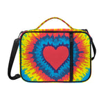 Rainbow Heart Tie Dye Print Shoulder Strap Bible Bag