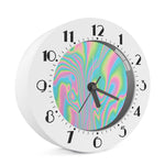 Rainbow Holographic Print Alarm Clock