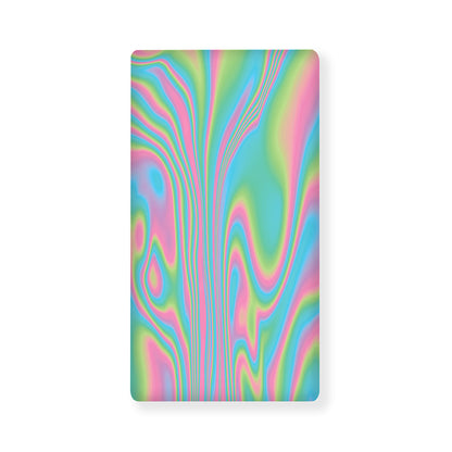 Rainbow Holographic Print Baby Crib Sheet