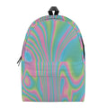 Rainbow Holographic Print School Backpack