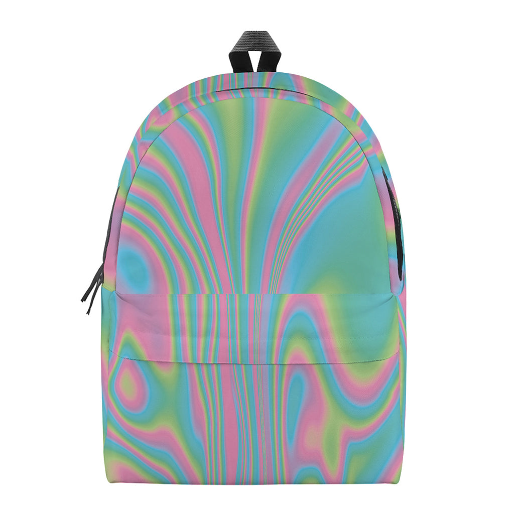 Rainbow Holographic Print Backpack