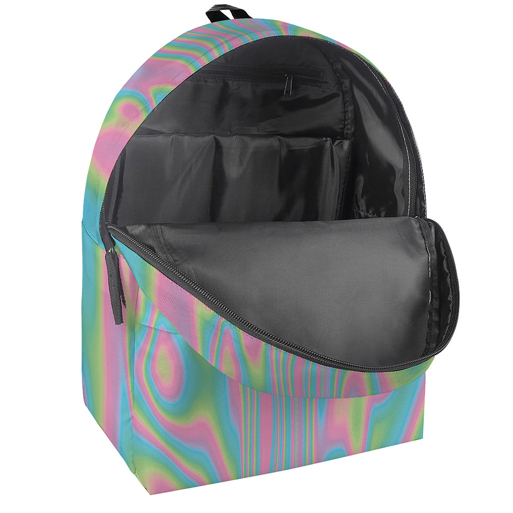 Rainbow Holographic Print Backpack