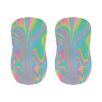 Rainbow Holographic Print Bar Stool Covers