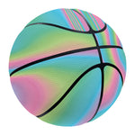 Rainbow Holographic Print Basketball