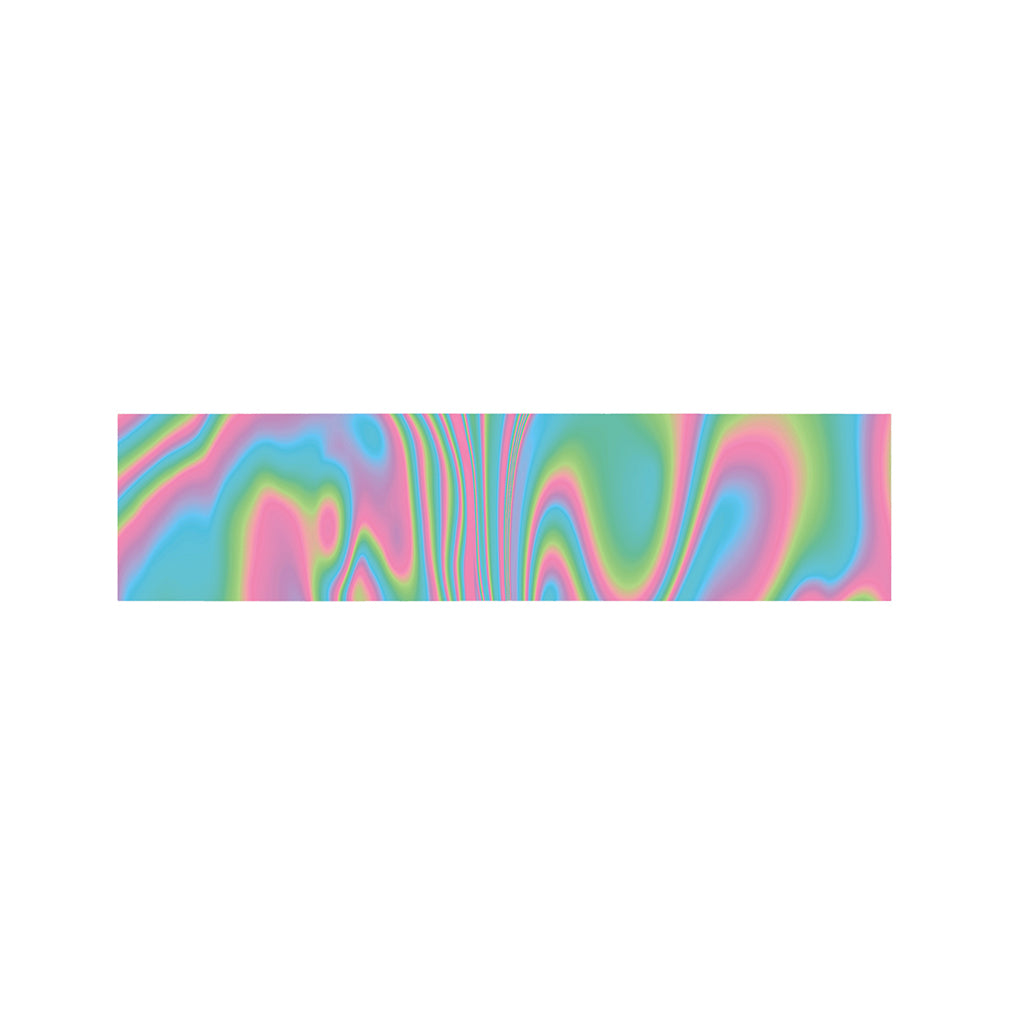 Rainbow Holographic Print Bed Runner