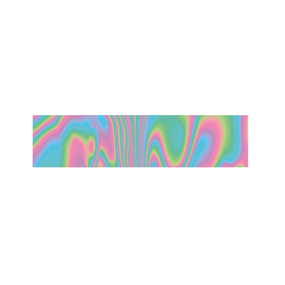 Rainbow Holographic Print Bed Runner