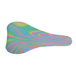 Rainbow Holographic Print Bicycle Seat Cover