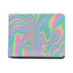 Rainbow Holographic Print Bifold Wallet