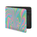 Rainbow Holographic Print Bifold Wallet
