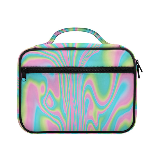 Rainbow Holographic Print Briefcase Bible Bag